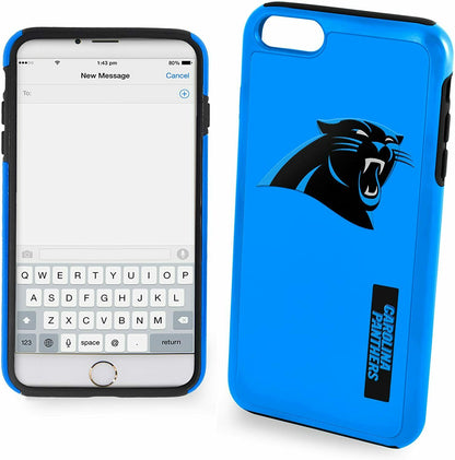 FOCO NFL Carolina Panthers Hybrid for iPhone SE (2022-20)/8/7/6S/6 (4.7")