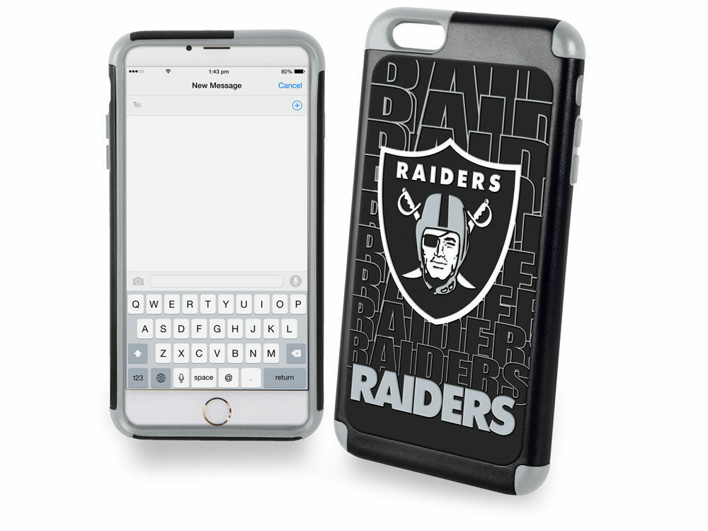 FOCO NFL Las Vegas Raiders Repeat Case for iPhone SE (2020), (22), 8 & 7 (4.7")