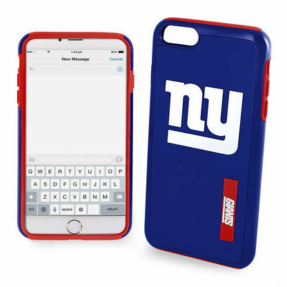 FOCO NFL New York Giants Dual Hybrid Case for iPhone SE (2022-20), 8 & 7 (4.7")
