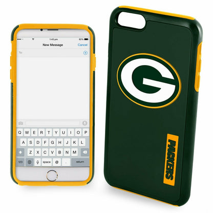 FOCO NFL Green Bay Packers Hybrid Case for iPhone 8+, 7+, 6S+, 6+ (5.5")
