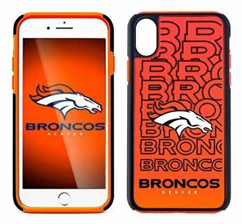 FOCO NFL Denver Broncos Hybrid Repeat Case for iPhone X & XS (5.8")