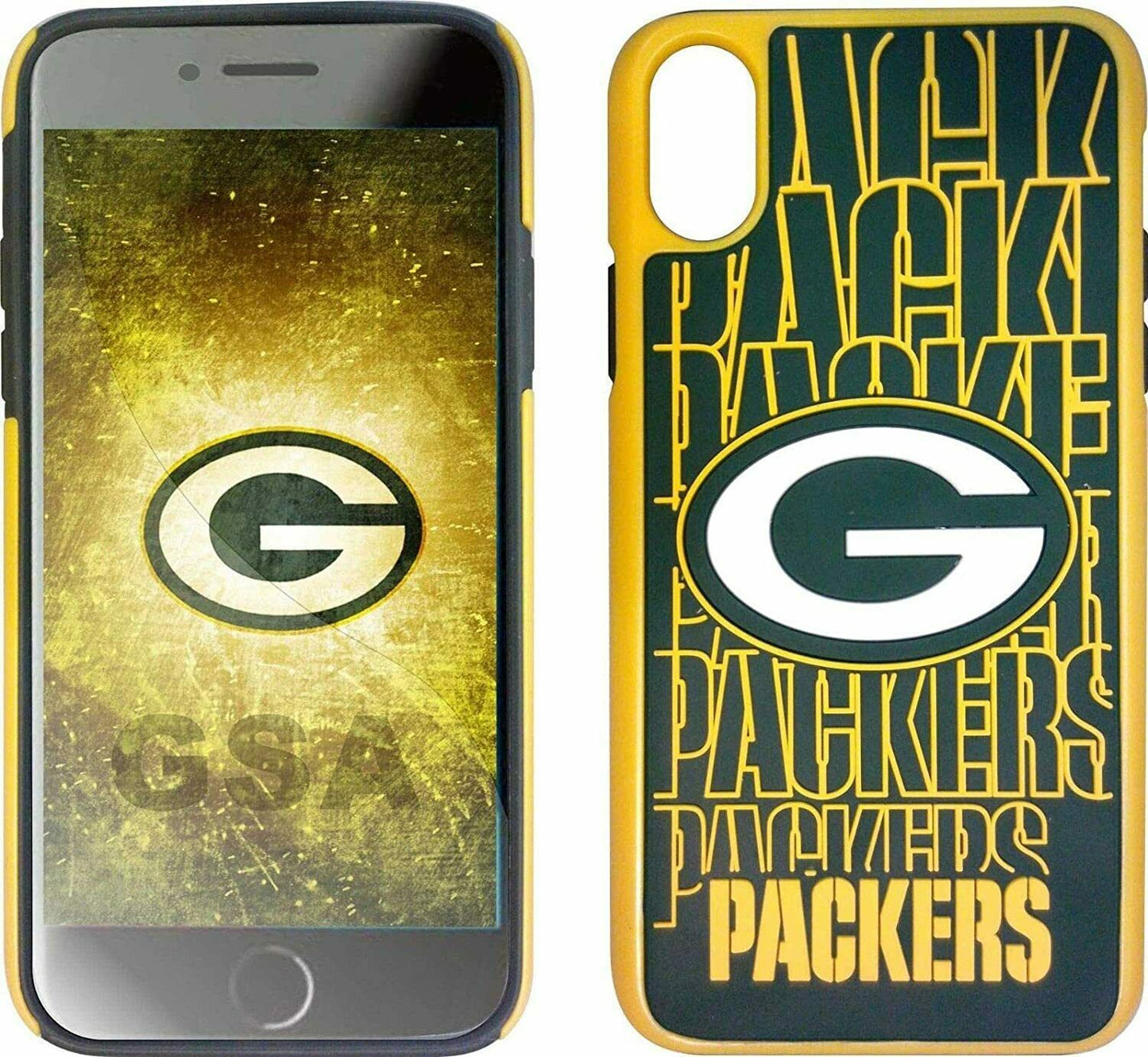 FOCO NFL Green Bay Packers Hybrid Case for iPhone X & XS (5.8")