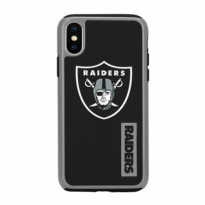 FOCO NFL Las Vegas Raiders Dual Hybrid Case for iPhone X & XS (5.8")