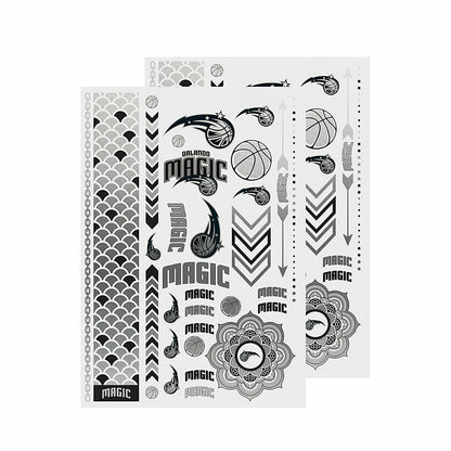 Little Earth NBA Orlando Magic Temporary Foil Tattoos 2 Sheets