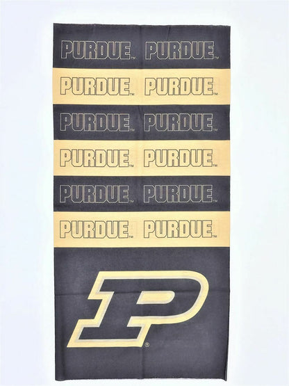 Little Earth NCAA Purdue Boilermakers Bandana Superdana Neck Gaiter