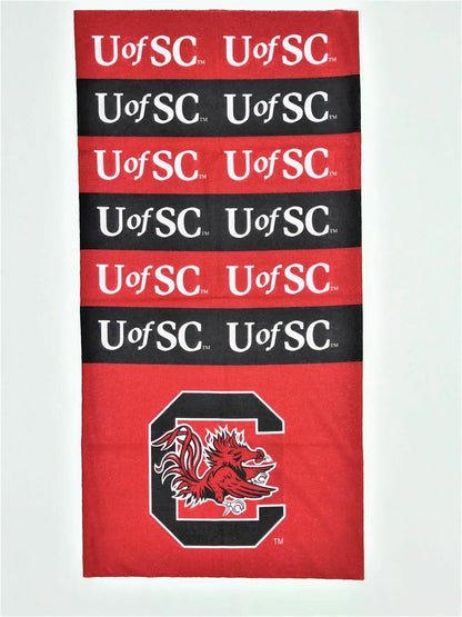Little Earth NCAA South Carolina Gamecocks Superdana Bandana Neck Gaiter