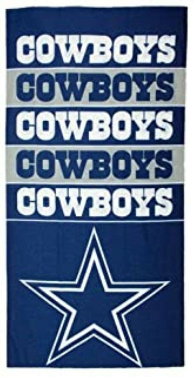 Little Earth NFL Dallas Cowboys Bandana Superdana Neck Gaiter