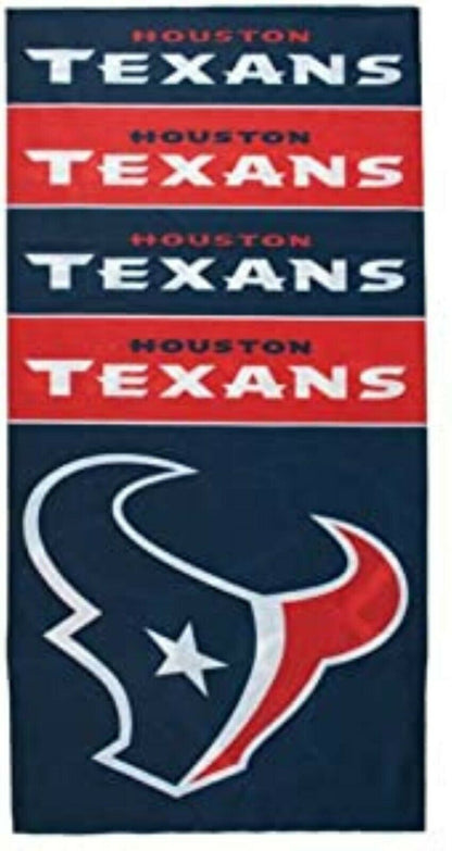 Little Earth NFL Houston Texans Superdana Bandana Neck Gaiter 10"x19"