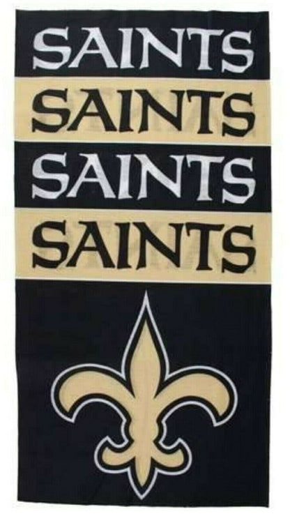 Little Earth NFL New Orleans Saints Superdana Bandana Neck Gaiter 10"X19"