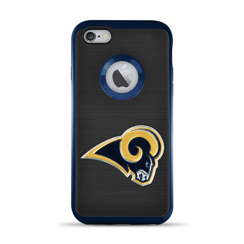 MIZCO NFL Licensed Los Angeles Rams Sideline Case for the iPhone 6s, 6 (4.7")