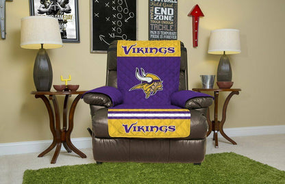 Pegasus NFL Licensed Minnesota Vikings Recliner Protector Cover