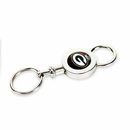 Rico NFL Officially Licensed Green Bay Packers Quick Release Valet Keychain