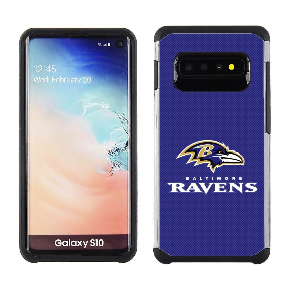 PBG NFL Baltimore Ravens Textured Case for Samsung Galaxy S10 (6.1")