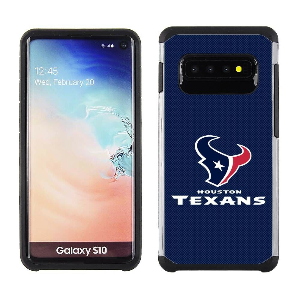 PBG NFL Houston Texans Textured Case for Samsung Galaxy S10 (6.1")