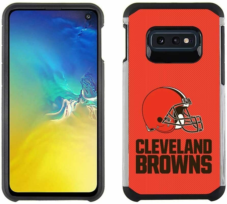 PBG NFL Cleveland Browns Textured Case for Samsung Galaxy S10e