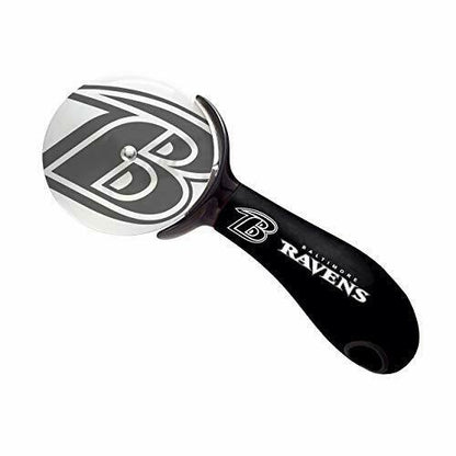 Sports Vault NFL Baltimore Ravens Pizza Cutter with Logo 3.25" Wheel