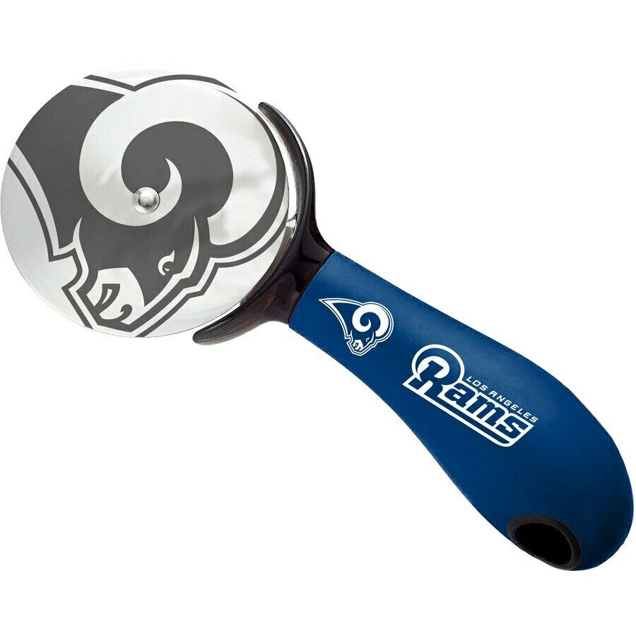Sports Vault NFL Los Angeles Rams Pizza Cutter Licensed Logo Blade 3.25" Wheel
