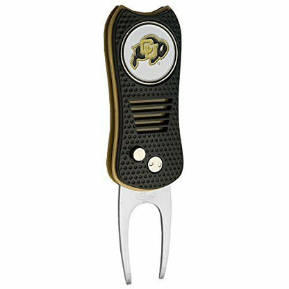 Team Golf NCAA Colorado Buffaloes Switchblade Divot Tool with Ball Marker