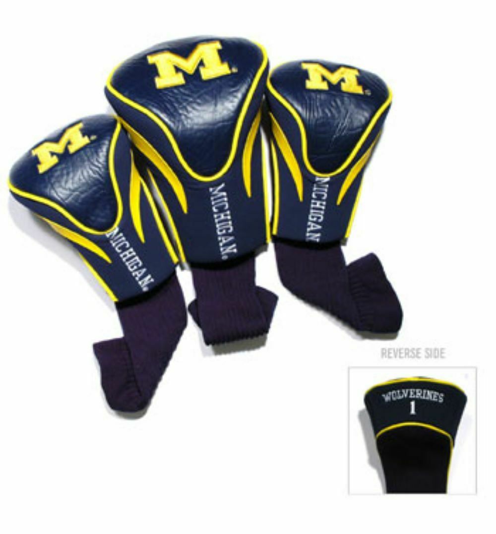 TG NCAA Auburn Tigers Contour Golf Club Headcovers 3-Pack 1, 3 & X