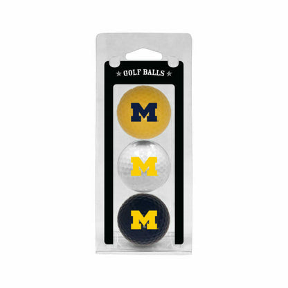 Team Golf NCAA Michigan Wolverines Regulation Golf Balls 3-Pack