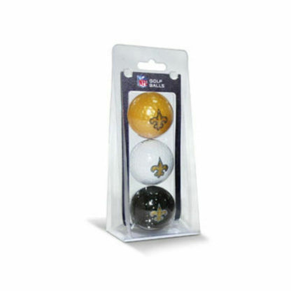 Team Golf NFL New Orleans Saints Regulation Golf Balls 3-Pack