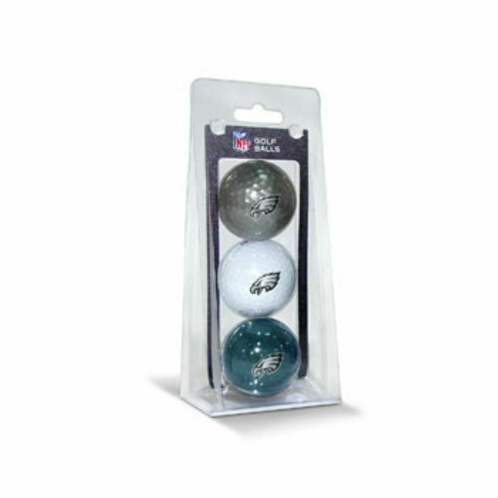 Team Golf NFL Philadelphia Eagles Regulation Golf Balls 3-Pack