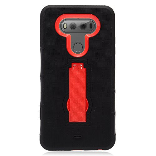 Eagle Cell Hybrid Armor Protective Case with Stand for LG V20 - ZZ0 Red/Black