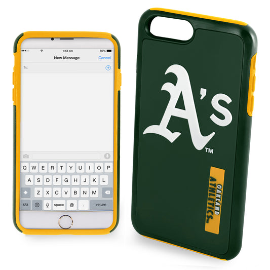 FOCO MLB Oakland A's Hybrid Case for iPhone SE (2020-22), 8, 7, 6 & 6S (4.7")