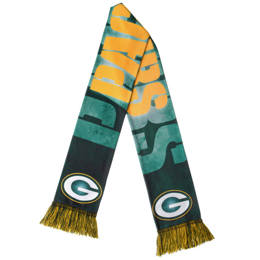FOCO NFL Green Bay Packers Wordmark Printed 66" Scarf