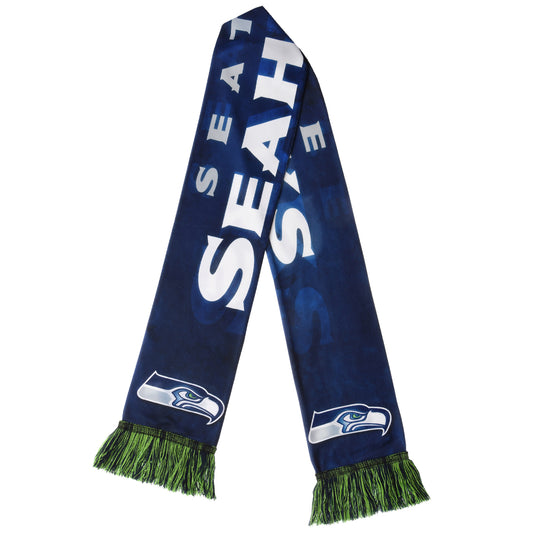 FOCO NFL Seattle Seahawks Wordmark Printed Scarf 66"