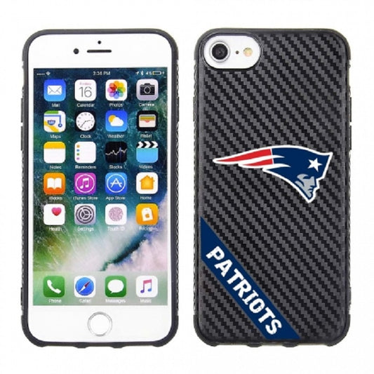 PBG NFL New England Patriots Black Carbon for iPhone SE (2020-22), 8, 7, 6S (4.7")