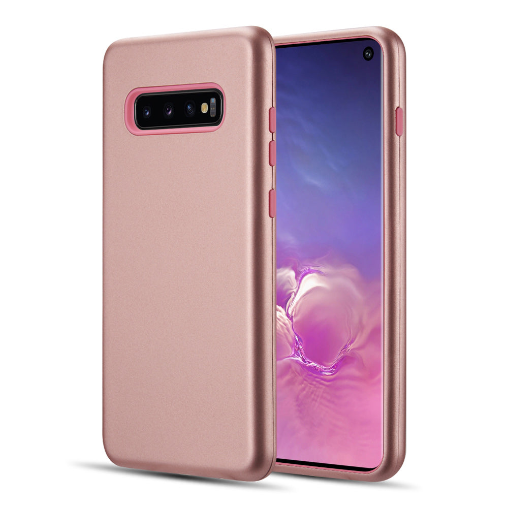 GSA Slim Sleek Hybrid Case for Samsung Galaxy S10 (6.1") - Rose Gold/Pink