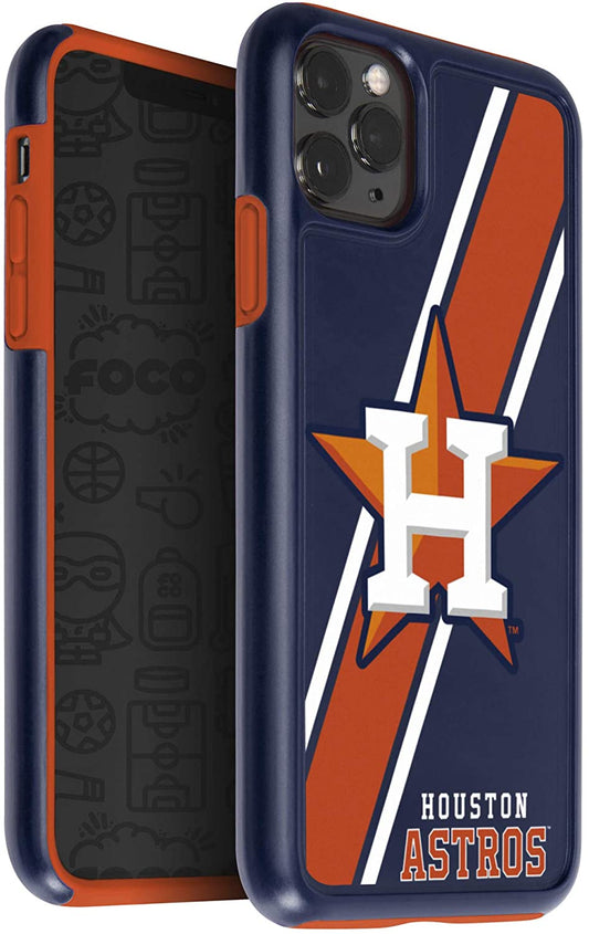 FOCO MLB Houston Astros Hybrid Case for iPhone 11 Pro Max & XS Max (6.5")