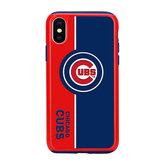 FOCO MLB Chicago Cubs Dual Hybrid Bold for iPhone iPhone X & XS (5.8")