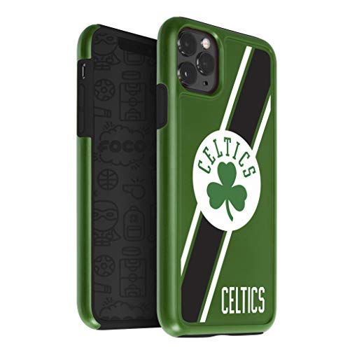 FOCO NBA Boston Celtics Dual Hybrid Case for iPhone 11 Pro, X & XS (5.8")